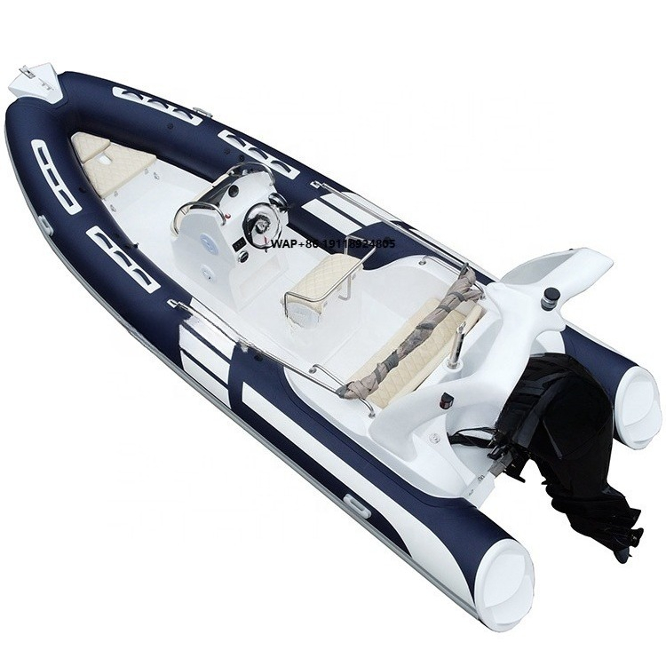 Fishing Boat Fiberglass - Mavi Renkli 19 Fit PVC Hava