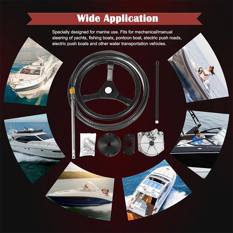 Tekneler Direksiyon Sistemi, 1 - Fishing Boat Steering Wheel incelemesi ve fiyatı
